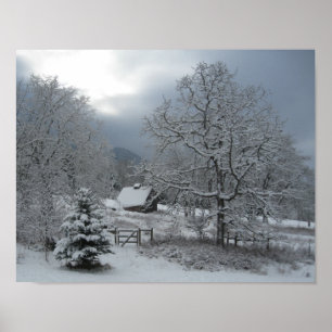 Poster Hood River Winter
