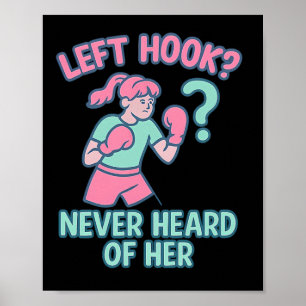 Poster Hook Gauche N'A Jamais Entendu Parler Design