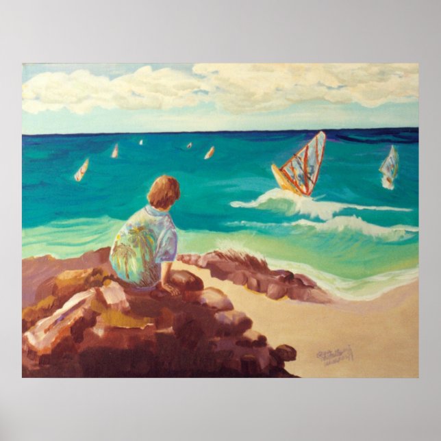 Poster Hookipa Maui (Devant)