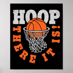 Poster Hoop Là C'Est Le Joueur De Basketball Amusant Gif
