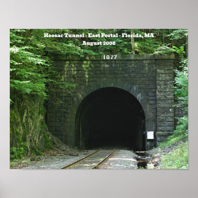 Poster Hoosac Tunnel East Portal Floride MA (Devant)