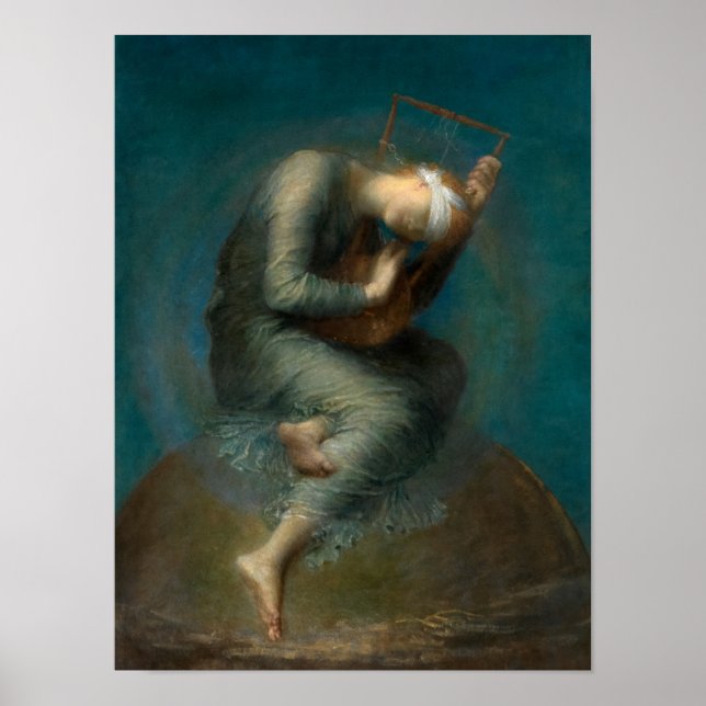 Poster Hope, 1891 par George Frederic Watts (Devant)
