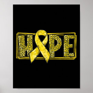 Poster Hope Chilhood Cancer Youth Chilhood Cancer Aware