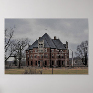 Poster Hôpital d'État abandonné