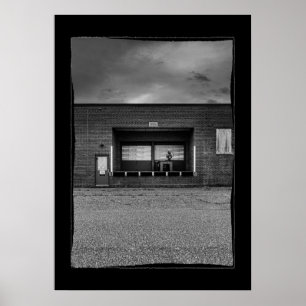 Poster Hôpital psychiatrique Lakehead no 2 avec frontière