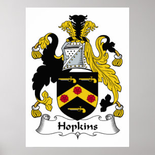 Poster Hopkins Family Crest
