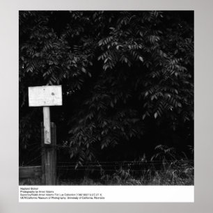 Poster Hopland Station par Ansel Adams