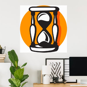 Poster Horaire en verre horaire