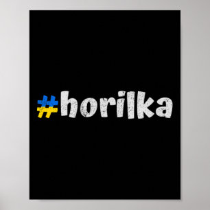 Poster Horilka ukrainien drôle Ukraine traditionnel fort
