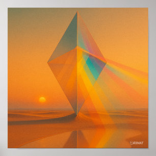 Poster Horizon Chromatique