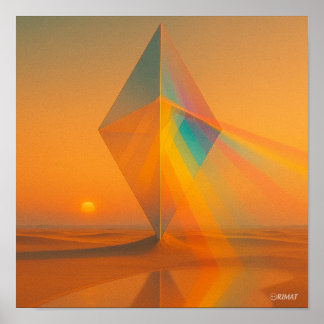Poster Horizon Chromatique