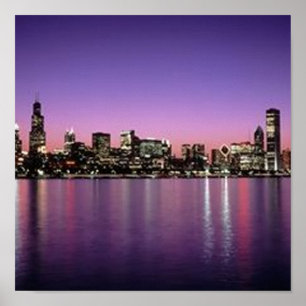 Poster Horizon de Chicago Nitetime