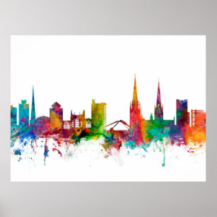 Poster Horizon de Coventry Angleterre