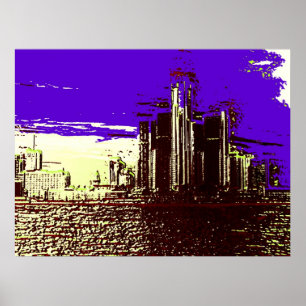 Poster Horizon de Detroit