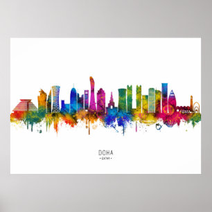Poster Horizon de Doha Qatar