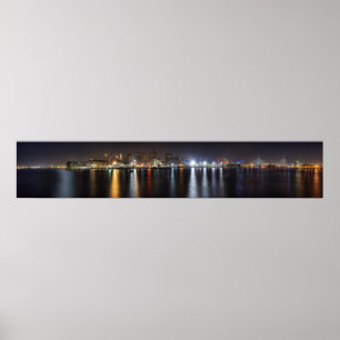 Poster Horizon de nuit de Boston