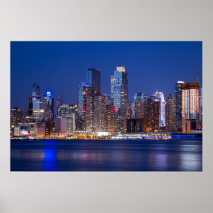 Poster Horizon de nuit de New York