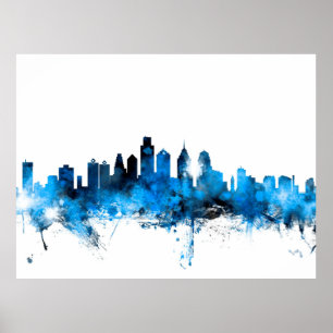 Poster Horizon de Philadelphie Pennsylvanie