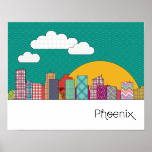 Poster Horizon de Phoenix, Arizona