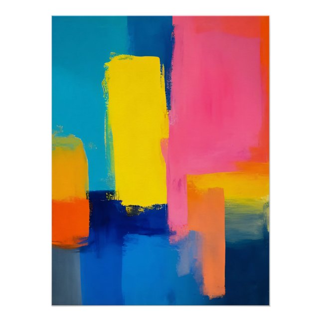 Poster Horizon vibrant (Devant)