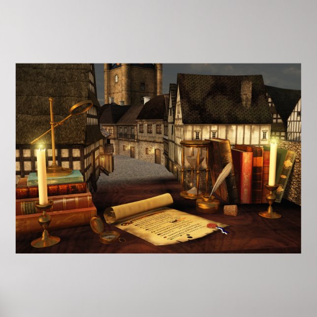 Poster Horizons anciens Imprimer (Devant)