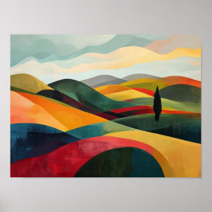 Poster Horizons chromatiques roulants