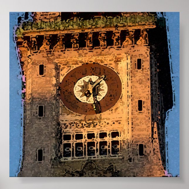 Poster Horloge (Devant)