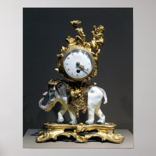 Poster Horloge bureau