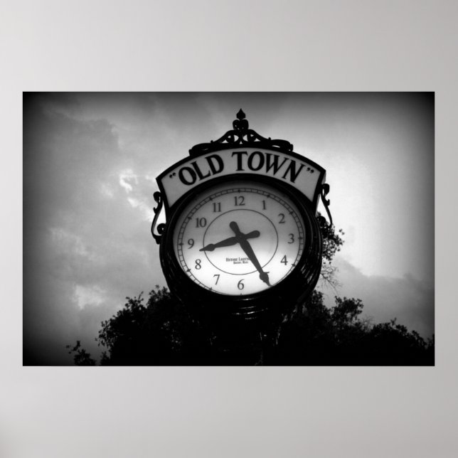Poster Horloge de la vieille ville (Devant)