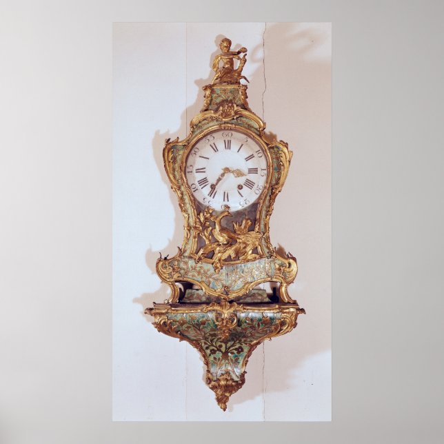 Poster Horloge de style Louis XV (Devant)