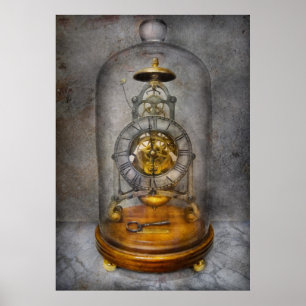 Poster Horloger - La capsule temporelle