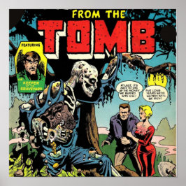 Poster Horreur De La Tombe Halloween Comic Book