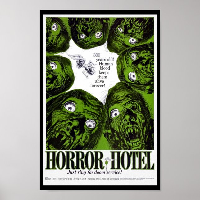 POSTER HORROR HOTEL (Devant)