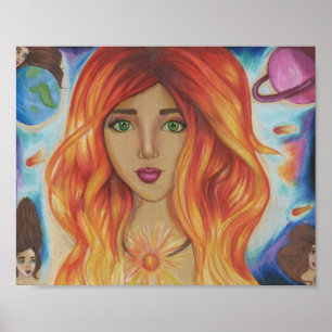 Poster Hors de cette fille du monde