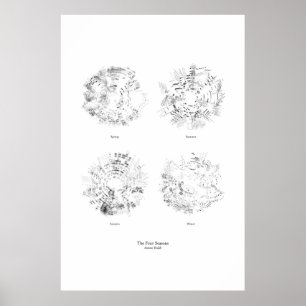 Poster Hors du personnel : Les Four Seasons (séparés, noi