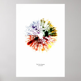 Poster Hors du personnel : Les Quatre Saisons (couleur)