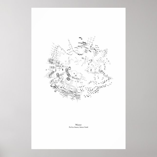 Poster Hors du personnel : Les Quatre Saisons - Hiver (no (Devant)