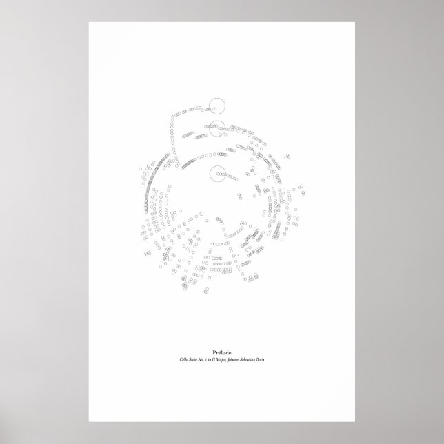 Poster Hors du personnel : Prélude, Suite Cello #1 en G M (Devant)