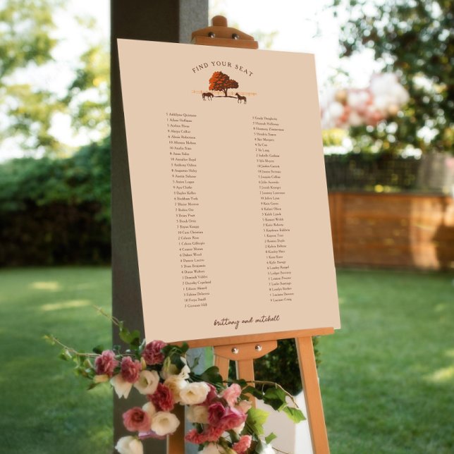 Poster Horse Rail clôture Chevaux de chêne (Créateur téléchargé)