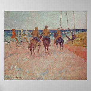 Poster Horseman on the Beach 1902
