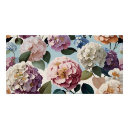 Poster Hortensias
