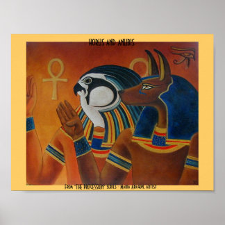 Poster Horus et Anubis