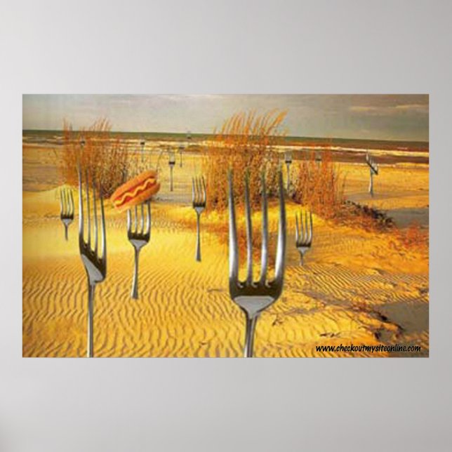 Poster Hot Dog Beach (Devant)