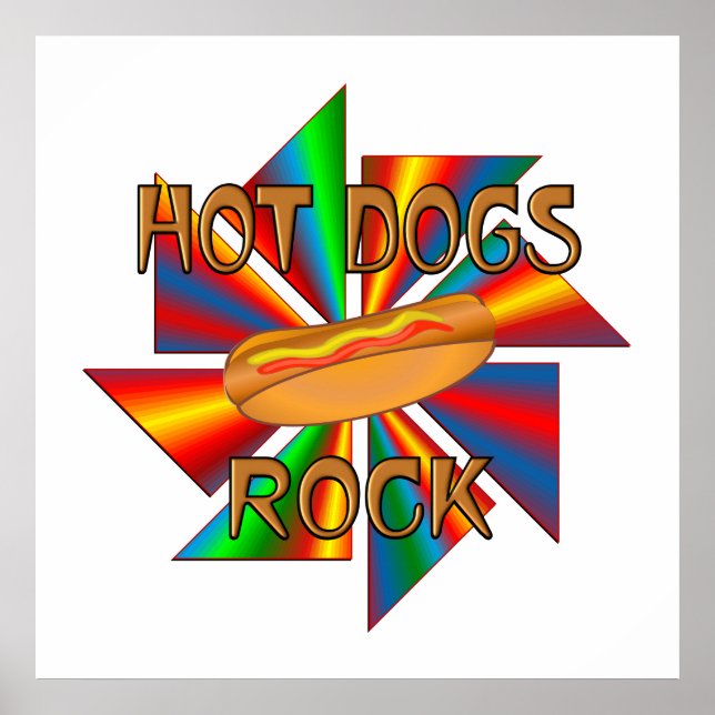 Poster Hot Dogs Rock (Devant)