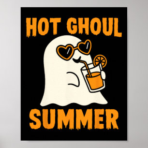 Poster Hot Ghoul été mignon drôle Fantôme Halloween