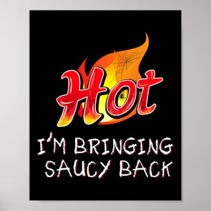 Poster Hot Je suis Extra Spicy Hot Packet Taco Sauce Grou