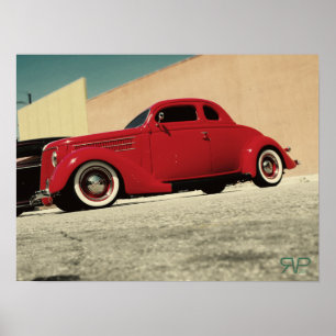 Poster Hot rod classique