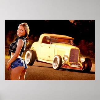 Poster Hot Rod Girl !