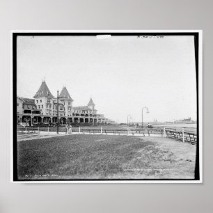 Poster Hôtel à Brighton Beach, New York, c1901