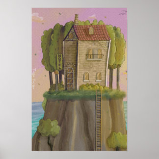 Poster Hôtel dans le ciel